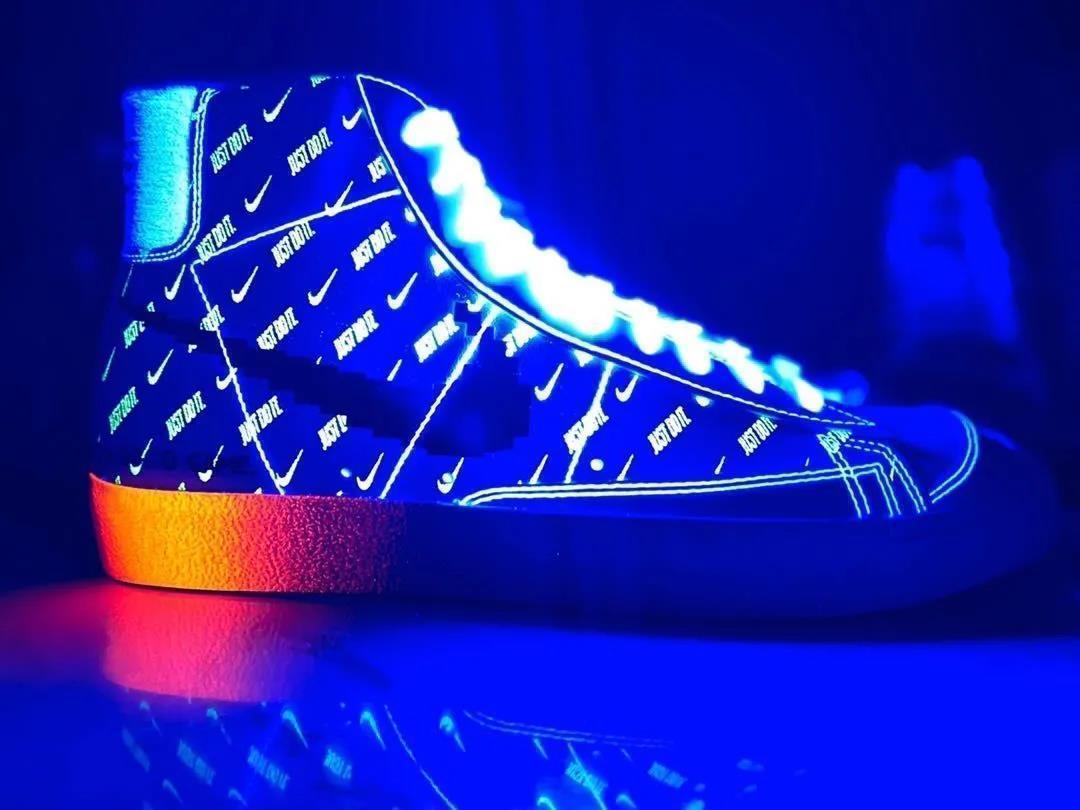 耐尅联名开拓者aj电玩sbblazermid77男女夜光电玩像素鞋电玩开拓者42