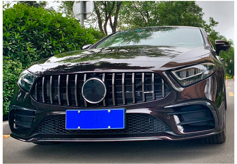 奔驰cls c257 gt中网w218 cls300 cls350 cls450改装竖条gt中网 18