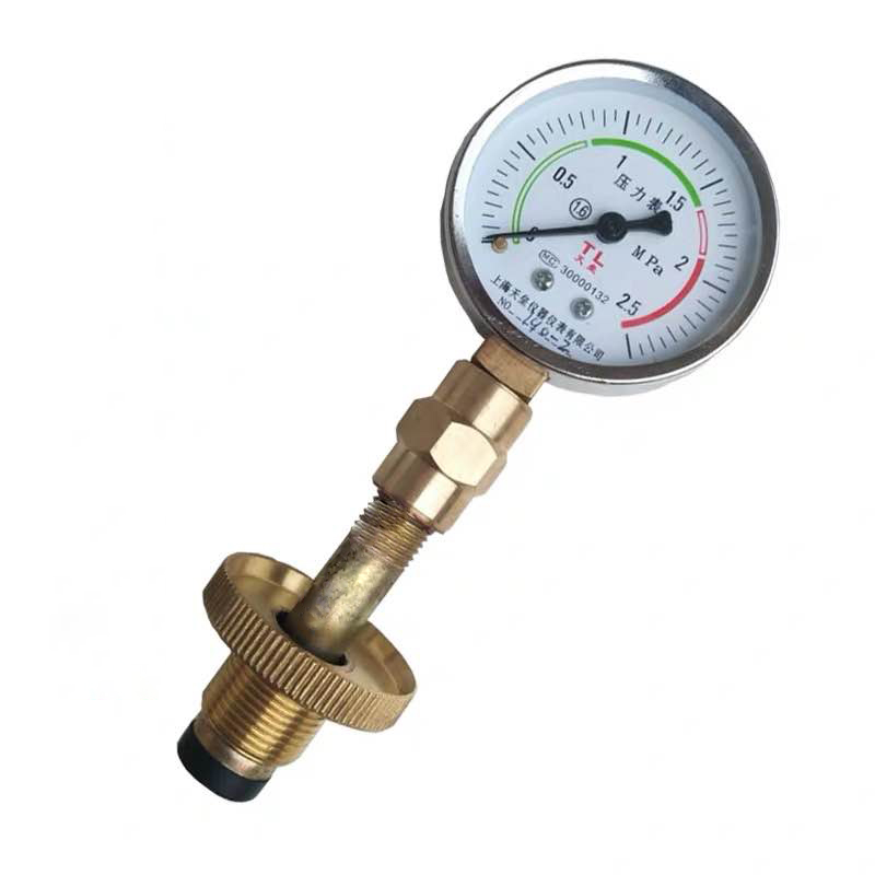 液化气钢瓶 压力表测量燃气压力表丙烷瓶 煤气测漏表测压表 导气泵