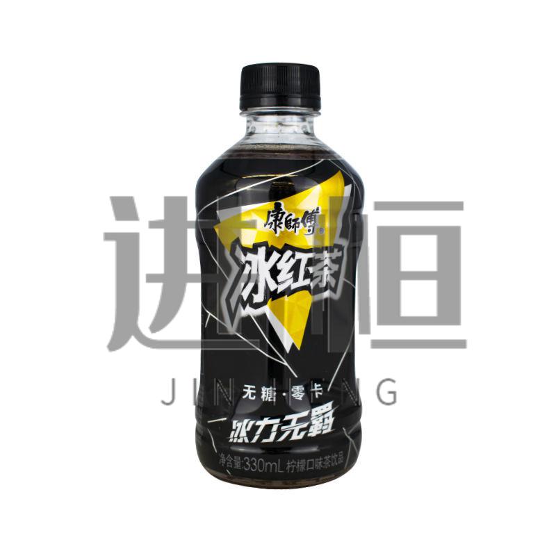 无糖冰红茶 330ml*12瓶冰红茶零卡黑瓶包装 无糖冰红茶330ml*6瓶