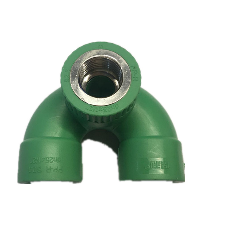 保利ppr4分6分等电位u型内牙三通淋浴双联配件大圆弧弯头顺水三通定制