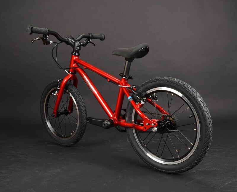 飞鱼儿童自行车 皮带男女孩超轻童车16/20/24寸变速碟刹单车免安装 16