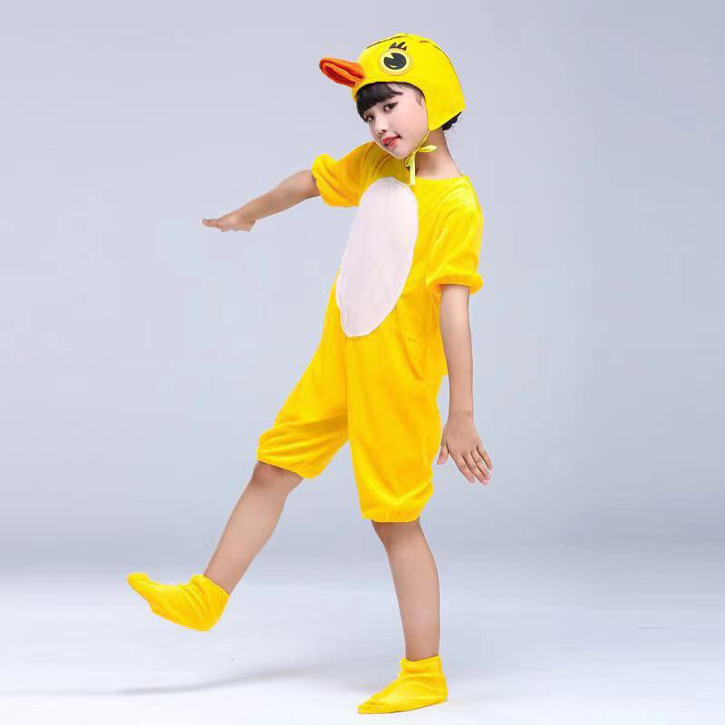 六一儿童节的服装小鸭子动物演出服小黄鸭妈妈讲故事舞蹈服幼儿节日
