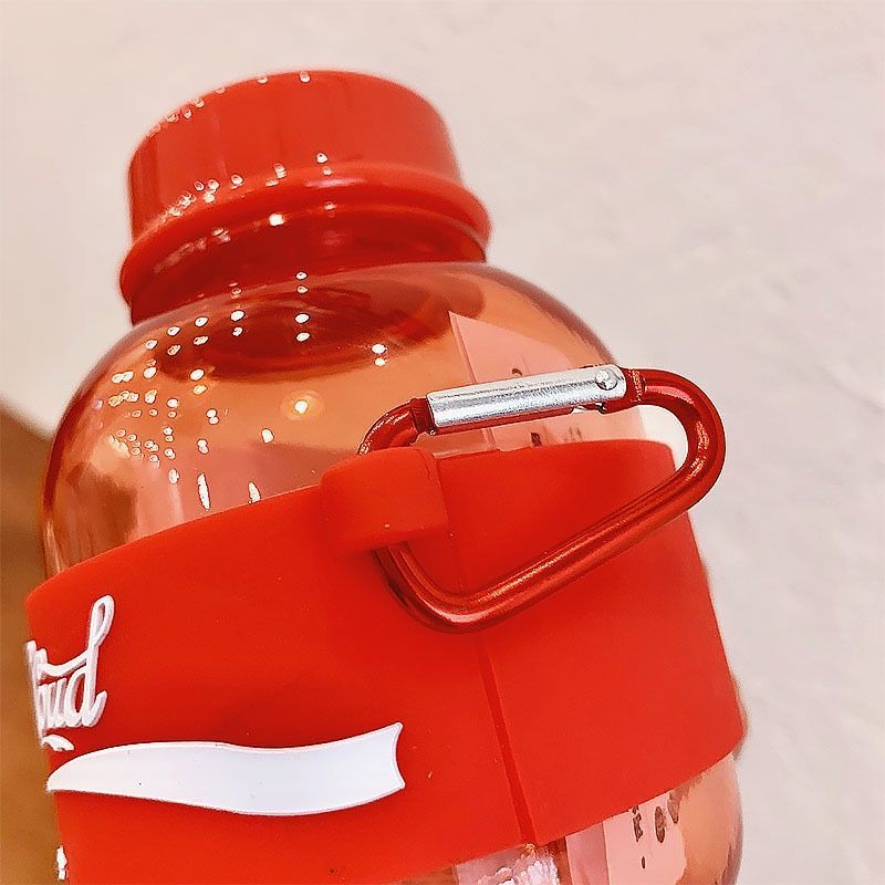 小红书同款可乐七喜塑料水杯学生杯夏天冷饮杯小巧便携创意杯子可乐