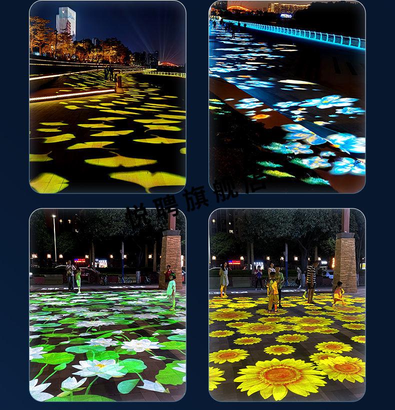投影灯广告图案led镭射灯地面创意氛围店铺招牌商用背景墙wjhh 沙图