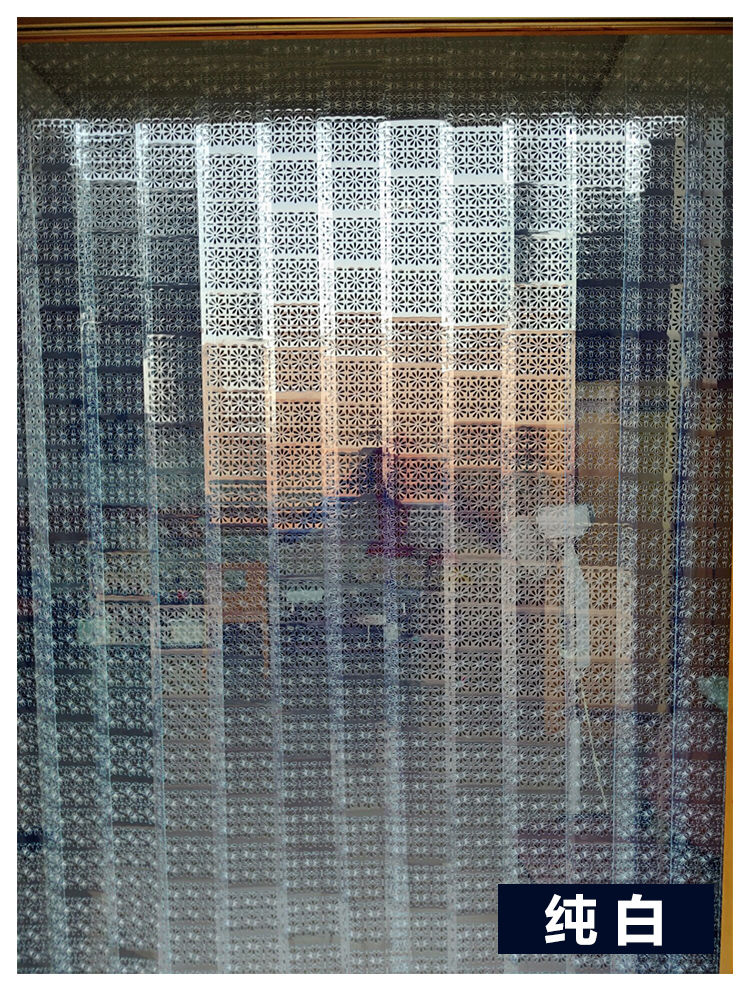 迎新必备夏季透气门帘pvc塑料防蚊虫防蝇软门帘家用通风带孔镂空皮