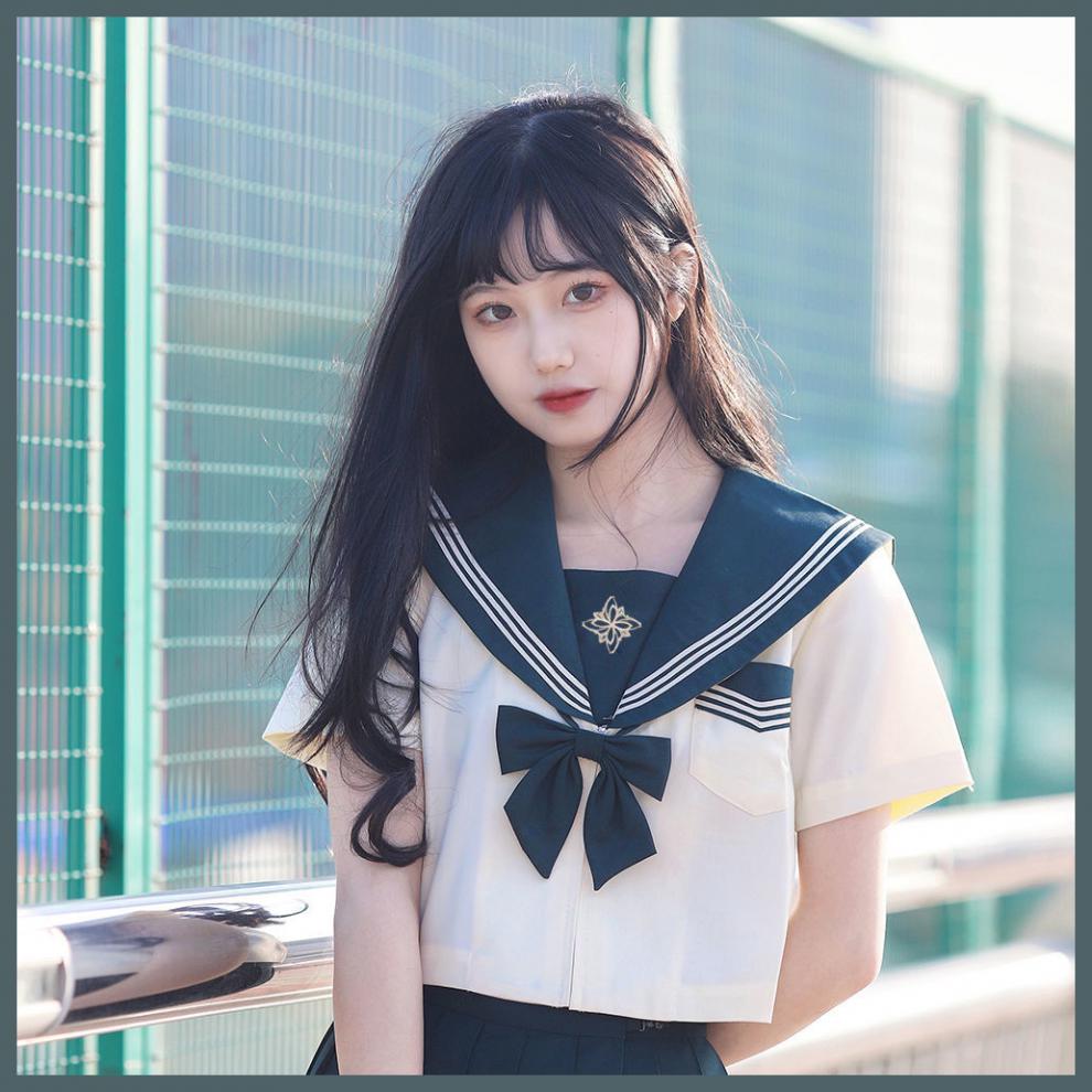 倪诗芸jk制服百褶裙女短裙半身裙女巧街茶卡中原创jk制服正版季日系