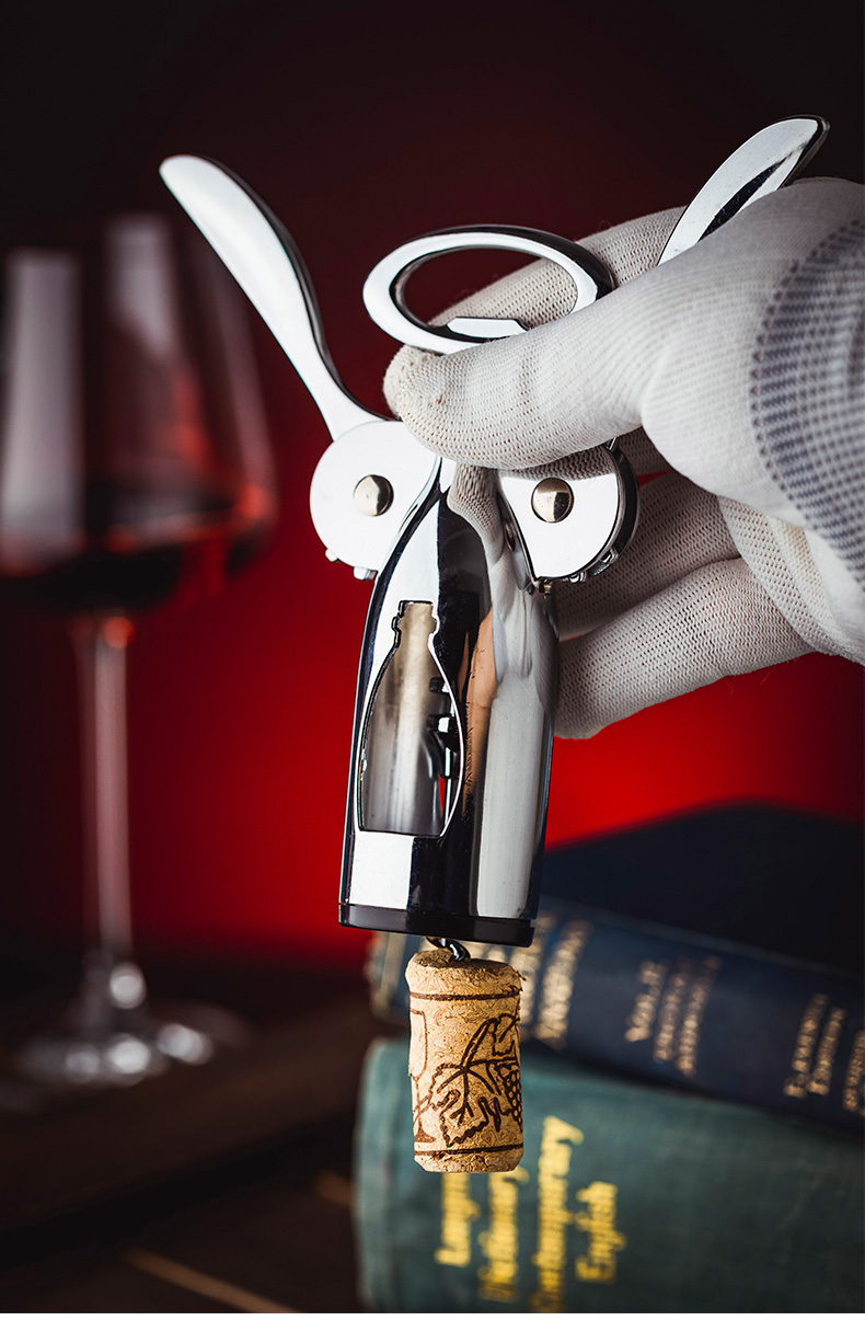 红酒开瓶器家用起子葡萄酒开酒器套装啤酒创意a款开瓶器