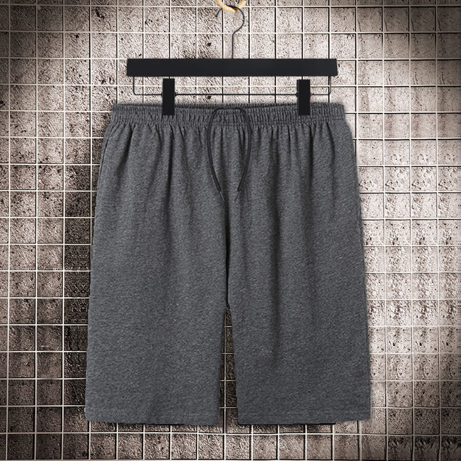 高品质精选夏季裤子马裤大裤衩男士短裤男外穿宽松运动薄款休闲五分裤