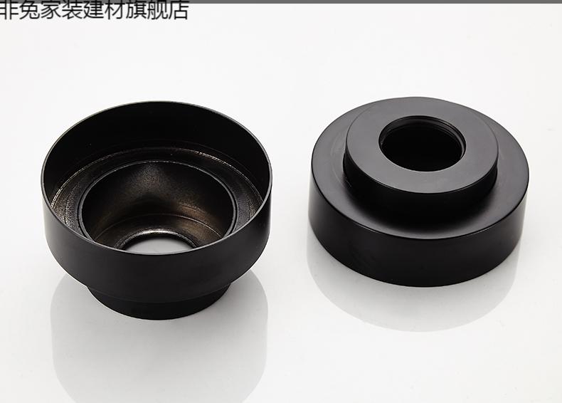 6分全铜可调节水龙头遮丑盖加高伸缩淋浴花洒装饰盖加大遮羞 a(镀铬)