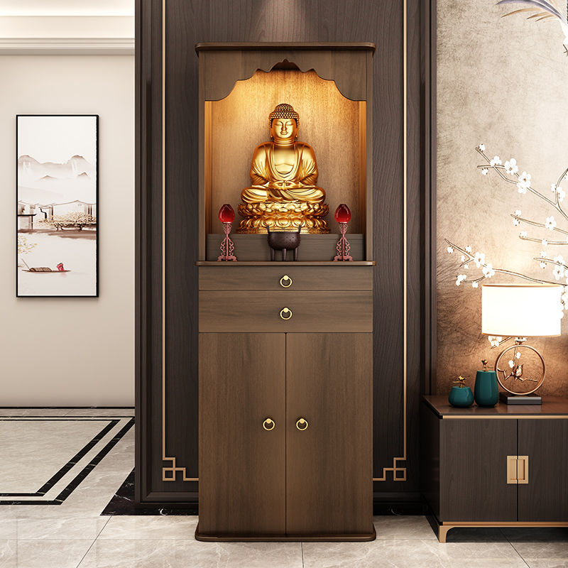 欧兰缔 佛龛神台柜供桌佛台立柜观音台神像供台神龛家用客厅财神爷供