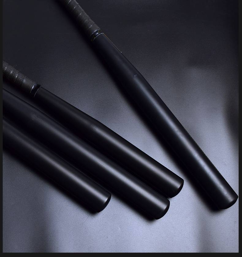 棒球棒金属实心 加厚实心合金钢棒球棍全钢金属华幻 28寸金刚黑【图片