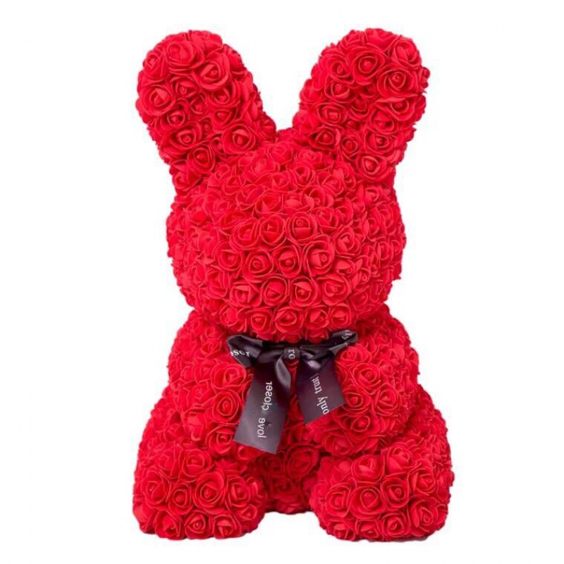 肖战同款roseonly【520情人礼物】玫瑰永生花兔子网红玫瑰花兔礼盒