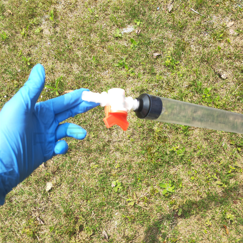 贝勒管地下水采样管1000mlpvc bailer深水采样器 带调节阀低流量 1000