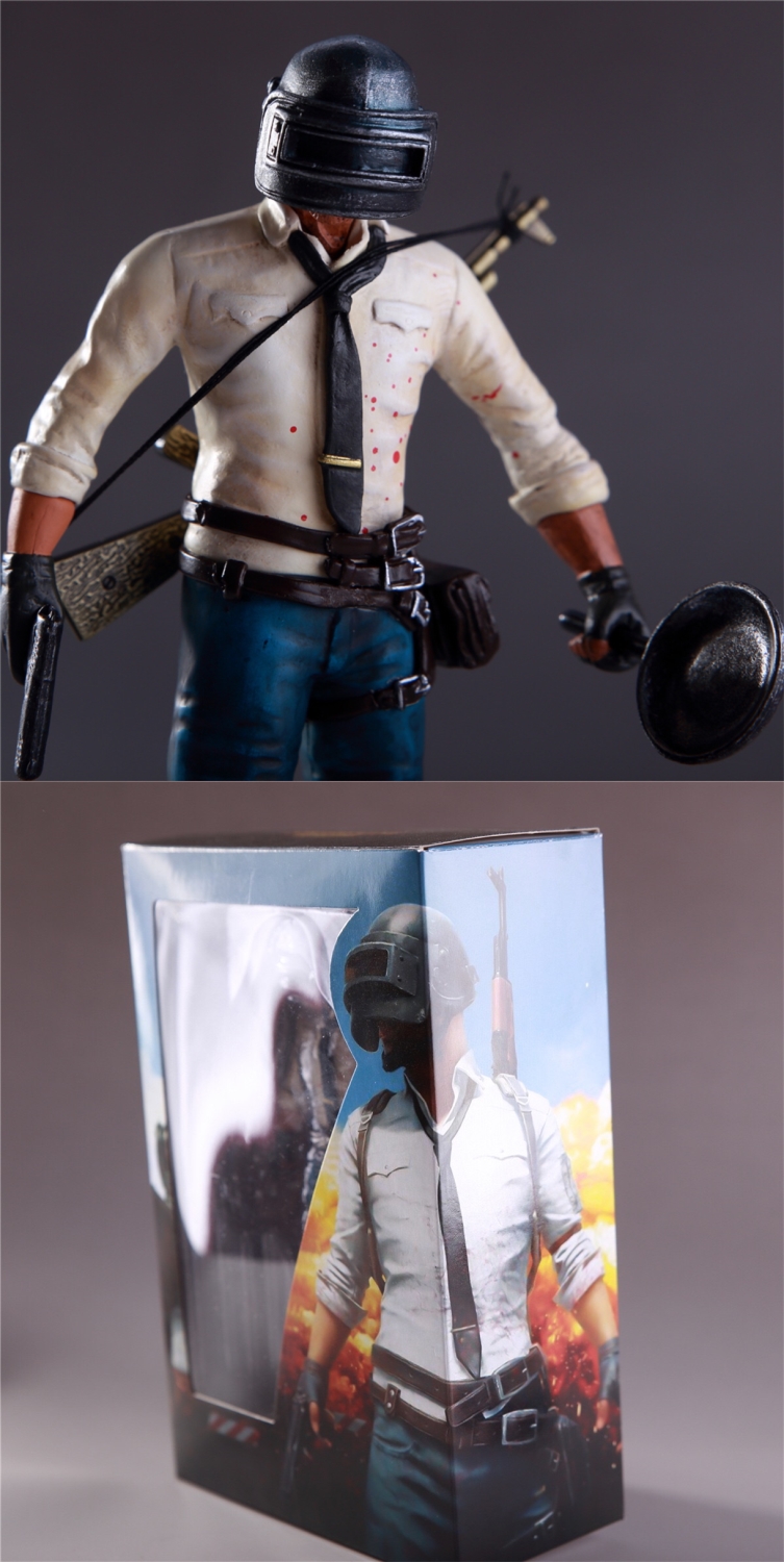 万代同款绝地求生吃鸡手办玩具大逃杀和平精英刺激战场游戏模型摆件