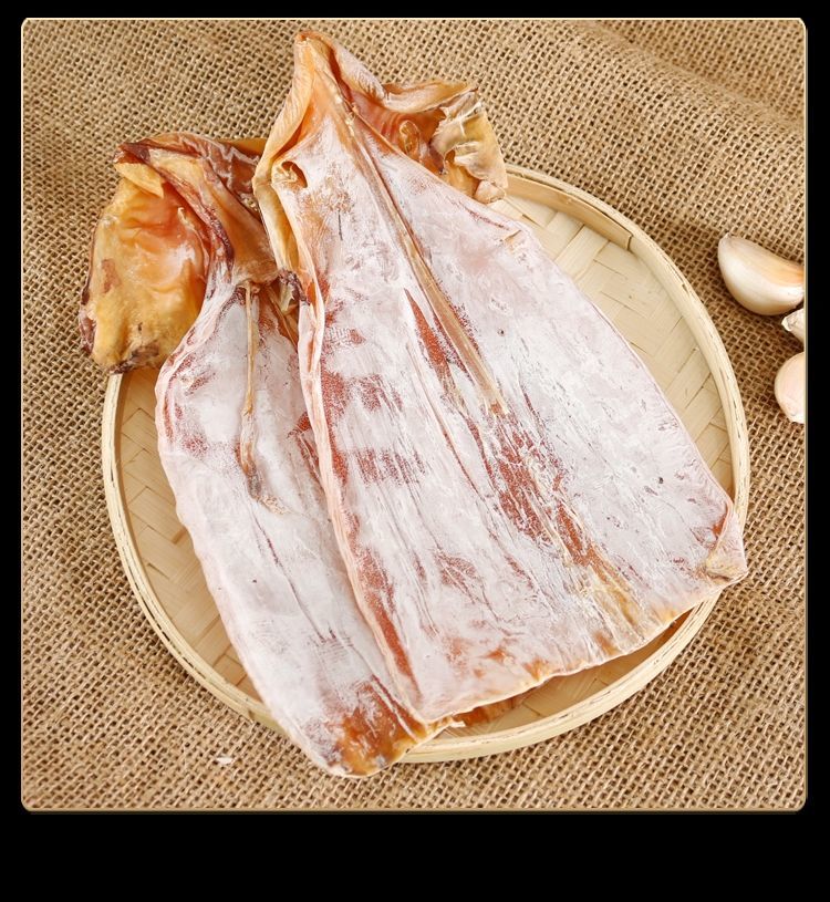 新货无头鱿鱼干货500g两条左右家用炒菜炖汤营养美味咸鱿鱼干500g新货