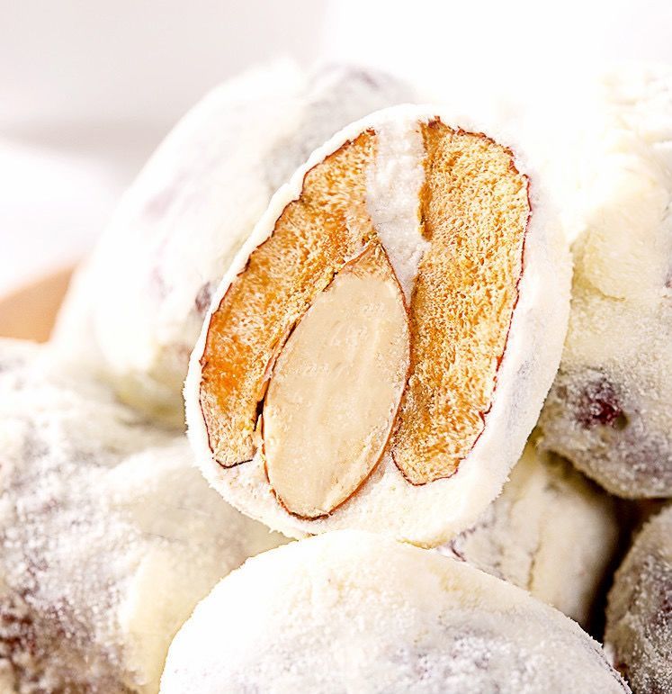 网红奶枣夹巴旦木奶枣夹杏仁奶油枣奶新疆灰枣炒货网红零食特产 奶枣