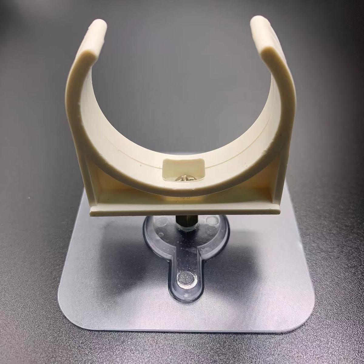 天然气管道固定卡子免打孔离墙管卡粘贴加长款可调管夹固定进水水管贴