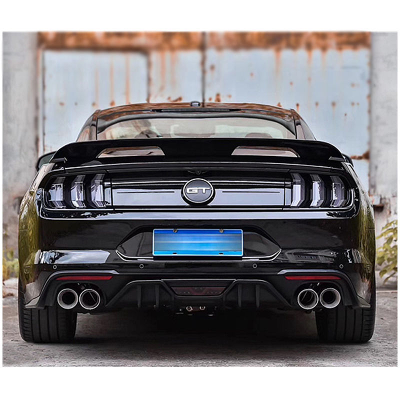 野马尾翼15-21款福特mustang改装gt尾翼gt500运动定风尾翼免打孔 野马