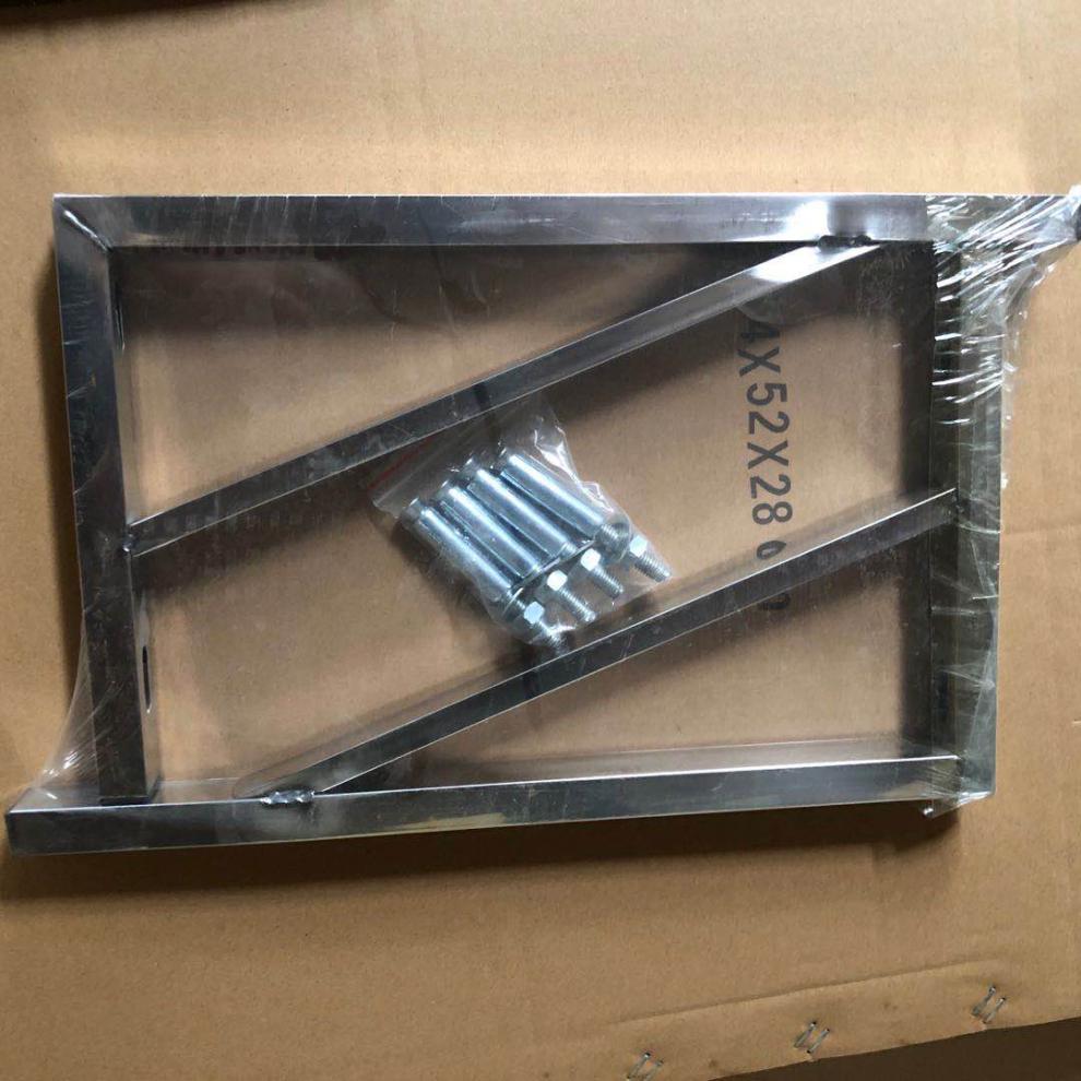 不锈钢三角支架岩板台面支撑架方管伸缩大理石台下盆托架谢老三方管铁