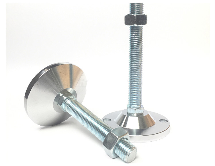 加厚重型固定调节脚碳钢调节脚杯地脚螺丝机床机械设备支撑脚m16宝