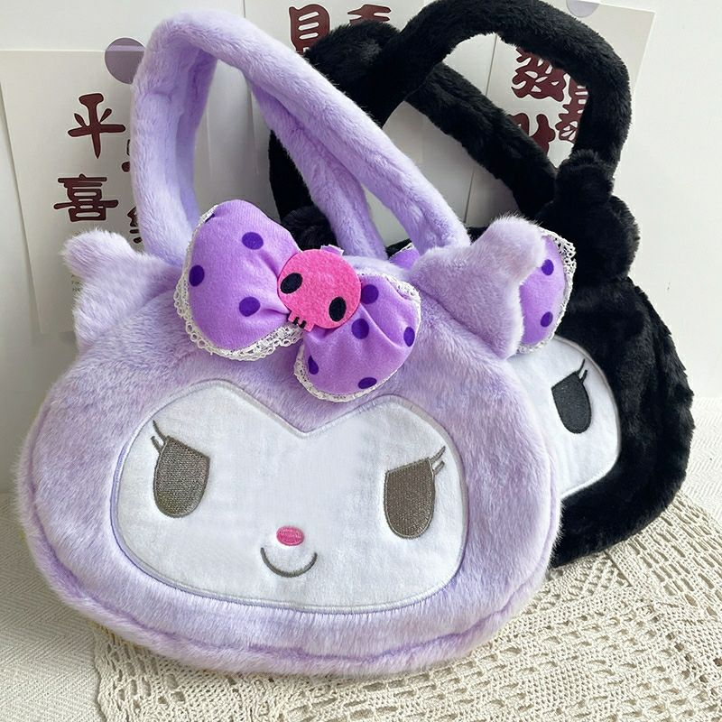 洛丽塔包包玉桂狗毛绒包包女日系洛丽塔lolita可爱少女心手提jk小挎包