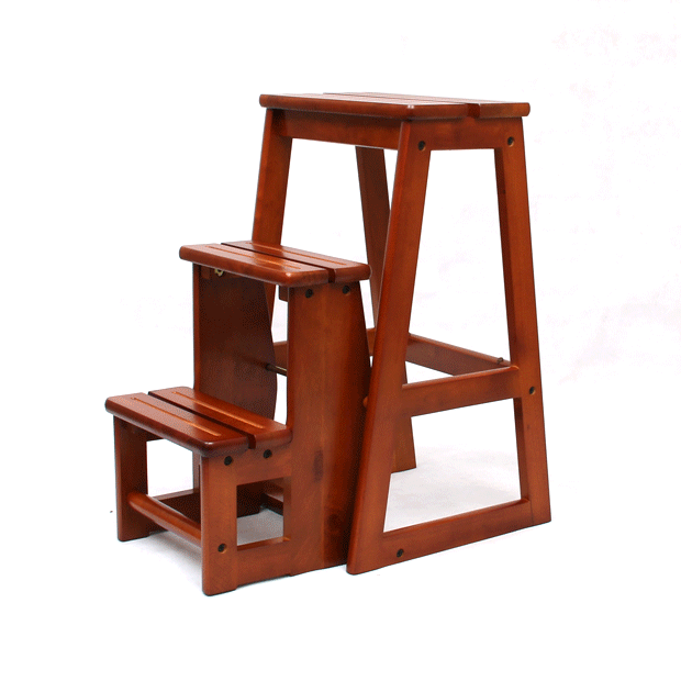 花娣台阶凳阶梯凳实木楼梯凳阶梯凳多功能厨房梯凳折