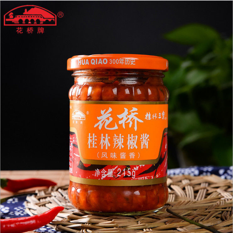 花桥补给站花桥桂林辣椒酱广西桂林特产三花米粉伴侣拌面下饭菜一酱多