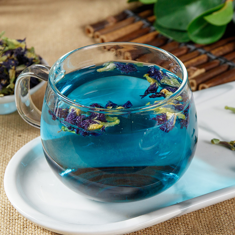 蓝蝴蝶花茶500g干蝶豆花50g奶茶店烘焙店专用蓝色妖姬粉250g 50g/尝鲜