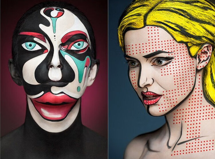 脸部彩绘颜料化妆儿童面部人体彩绘颜料彩色油彩cos小丑京剧画脸