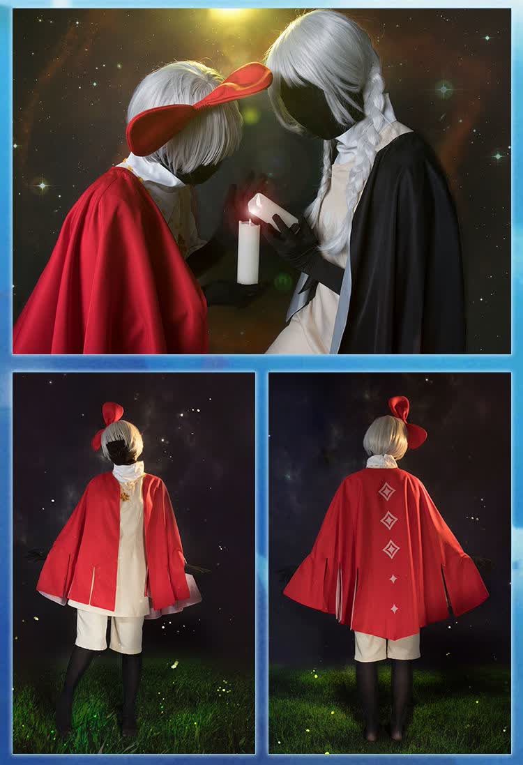 bitced新品斗篷光遇服披风斗篷音韵季追光季凛冬季魔法季季服装黄色