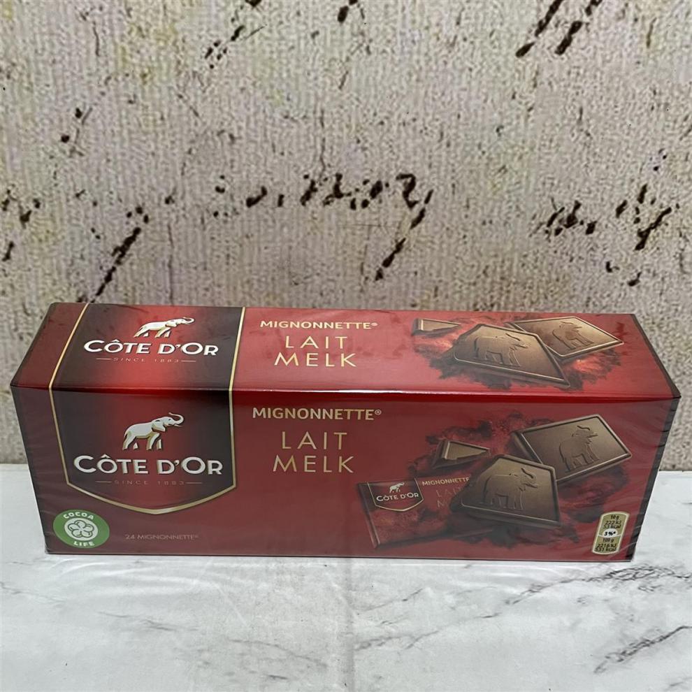 进口金象巧克力比利时国民零食牛奶无蔗糖大象排块240g金象牛奶巧克力