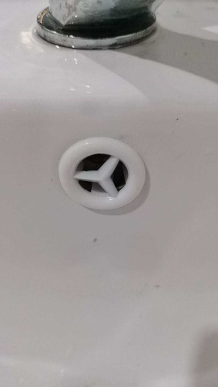 奔驰过滤网洗脸盆溢水口盖装饰盖溢水孔配件陶瓷面盆洗手盆溢水环 网