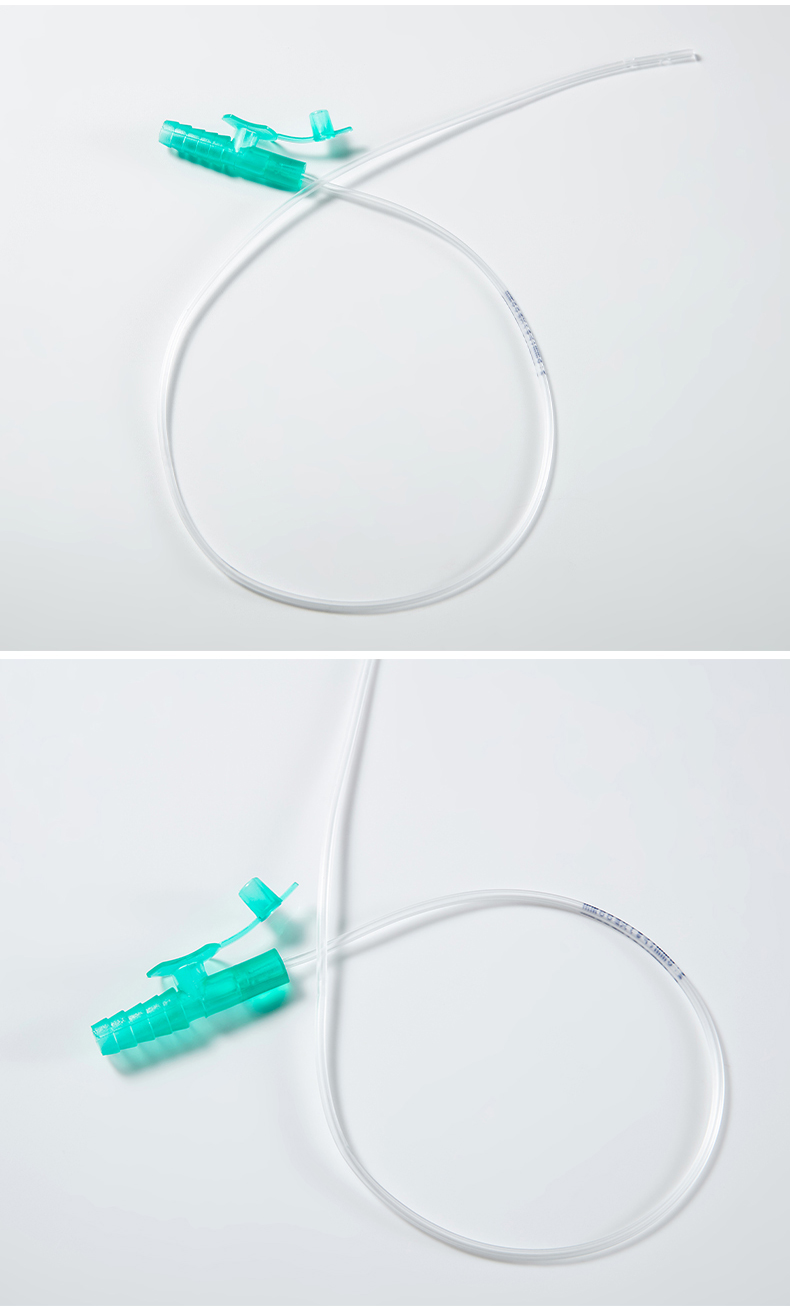 医用一次性纯硅胶吸痰管超软婴儿童家用老人吸痰机连接通用f16成人黏