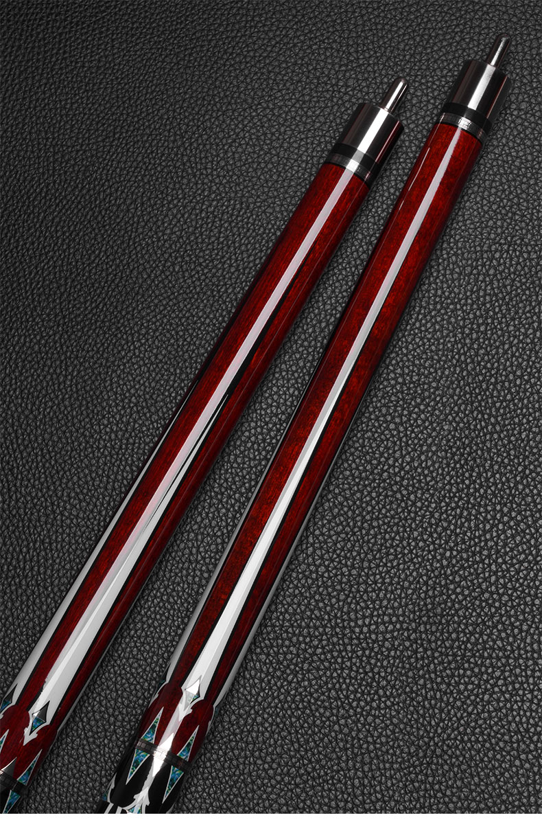 威利秘银法杖fury台球杆大头黑八台球杆中头中式八球九球杆桌球杆