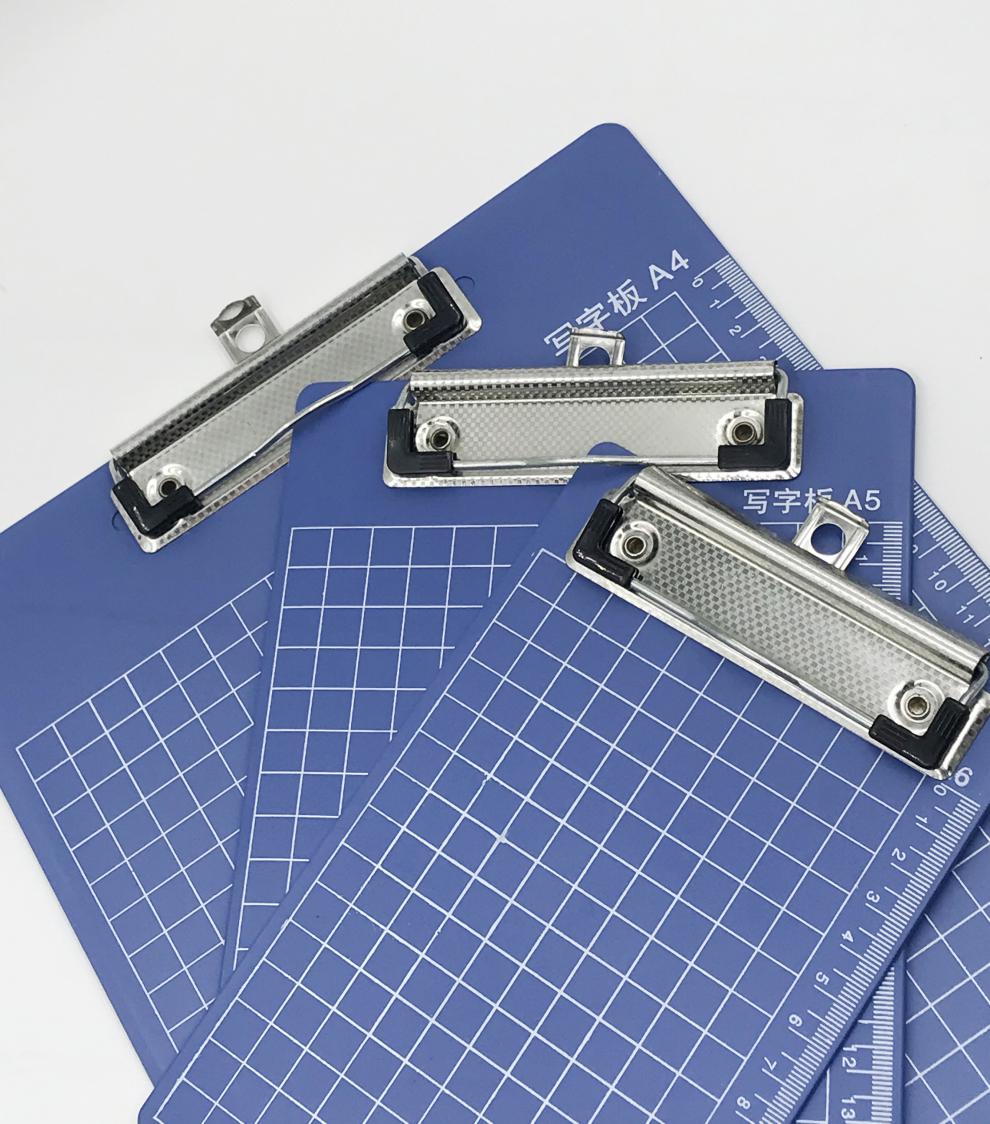 丰棋嘉文件夹a4文件夹板本夹子a6写字垫板硬塑料夹纸板单夹a5票据竖板