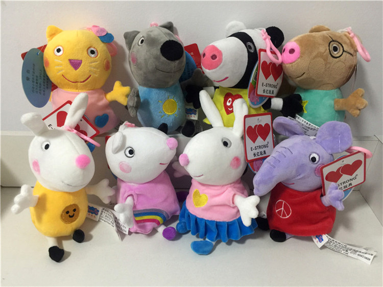 玩具八个伙伴小羊苏西丽贝卡兔丹尼狗理查德凯迪朋友送女友 小马