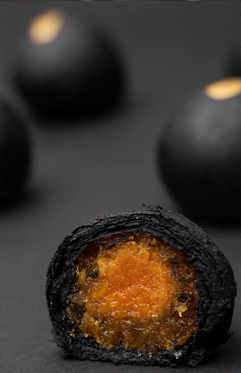 有成斋 黑金酥蛋黄酥黑凤梨酥传统糕点心 两盒共12枚【图片 价格 品牌