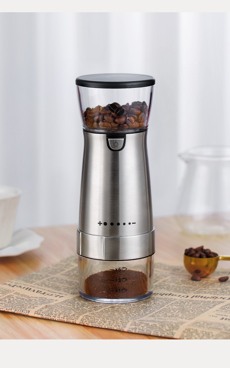 磨豆机咖啡豆研磨机电动手磨手摇全自动咖啡研磨机咖啡机家用小型