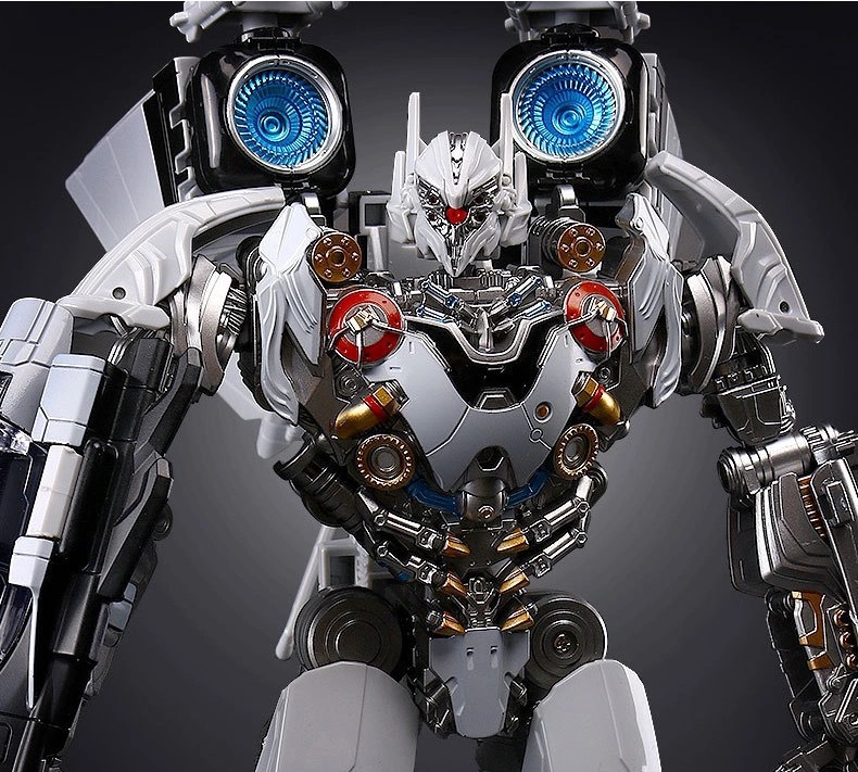 黑曼巴暗擎天柱变形玩具金刚合金版ls01氮气变形飞机机器人男孩生日