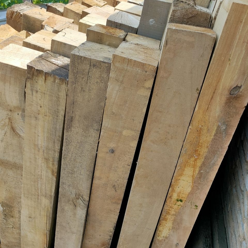 醉米(zuimi)适用于垫木枕木方木木板吊车用垫脚板柳木方定制 15厘米