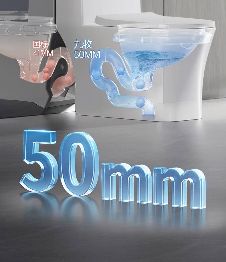 商场同款jomow卫浴 马桶坐便器家用静音节水小户型抽水虹吸式 【1262