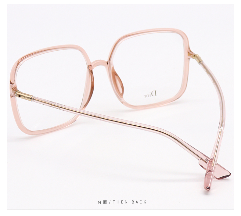 cd眼镜框女周扬青唐一菲同款cd平光镜防滑近视大框方形眼镜架泰卓龙so