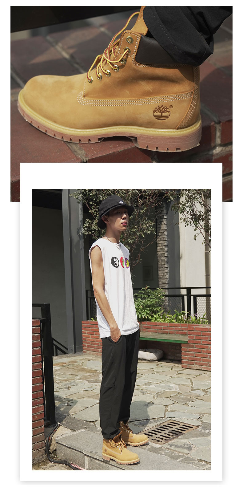 timberland添柏岚马丁靴男鞋踢不烂经典款大黄靴户外休闲复古潮流工装