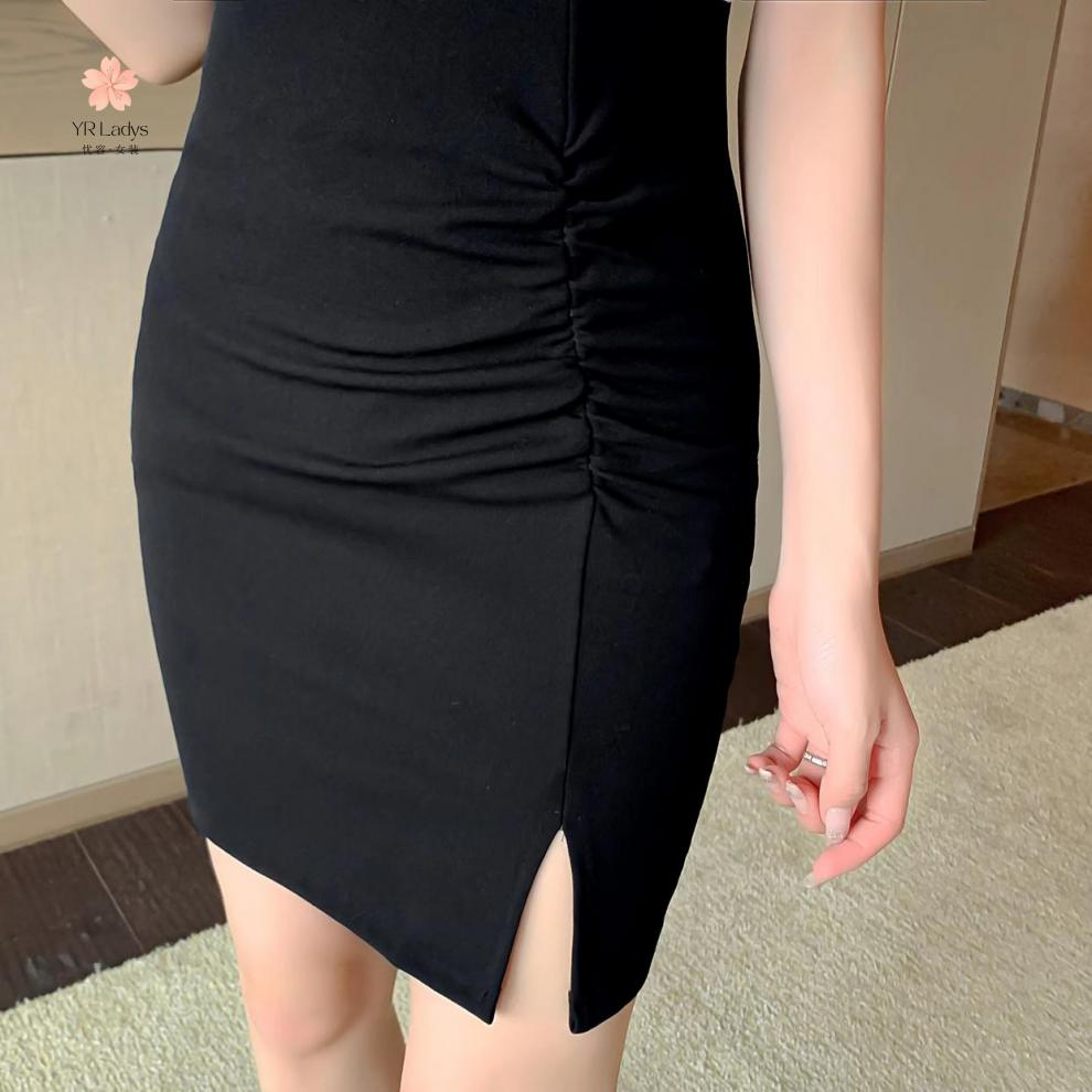 御姐性感欲春装上衣衬衣制服修身包臀连衣裙ol职业白衬衫女忧容黑拼白