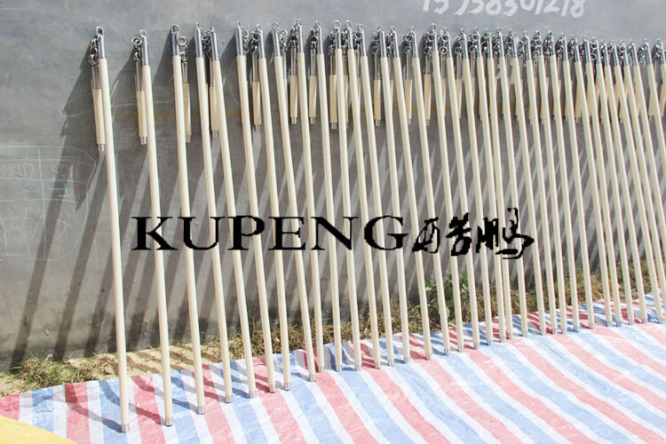 帝后 白蜡杆红木心意六合拳之盘龙棍连枷梢子棍少林棍武术棍两节棍