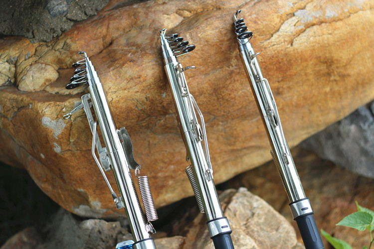 自动海竿套装弹簧杆钓鱼竿远投抛杆渔具212427米蓝龙鲤鱼杆18米单杆