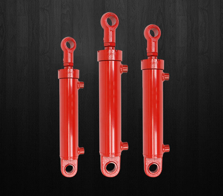 液压油缸 油缸液压缸双向液压缸63小型升降5吨液压泵站总成伸缩 63x35