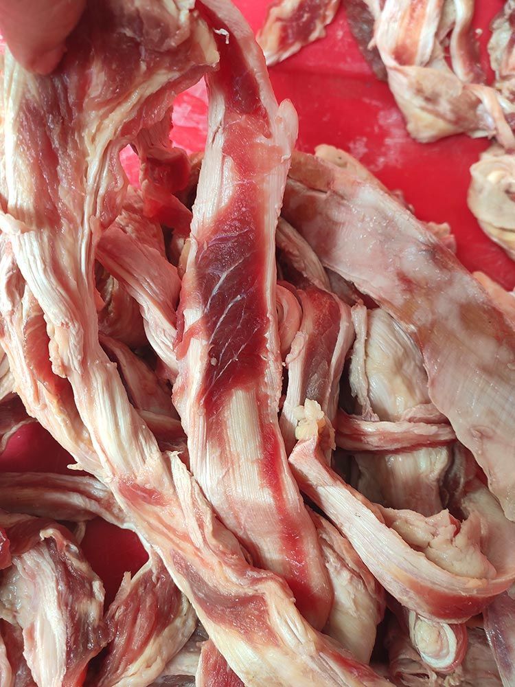 牛筋肉无调理新鲜牛背筋烧烤食材生鲜 罗菲迪新 西冷筋4斤【图片 价格