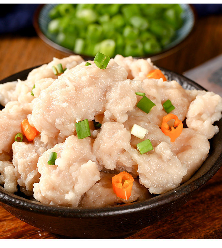 福鼎肉片 婆妈家福建特色小吃温州泰顺手工瘦肉丸羹250g 买500g送500g